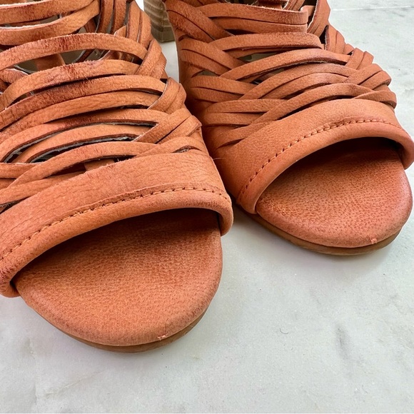 Sam Edelman “Holly” Ginger Orange Bootie ~ Size 7 - Picture 3 of 16